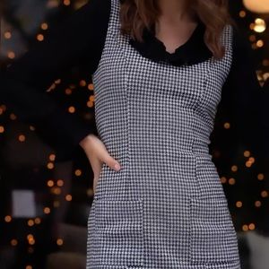 Shein houndstooth dress